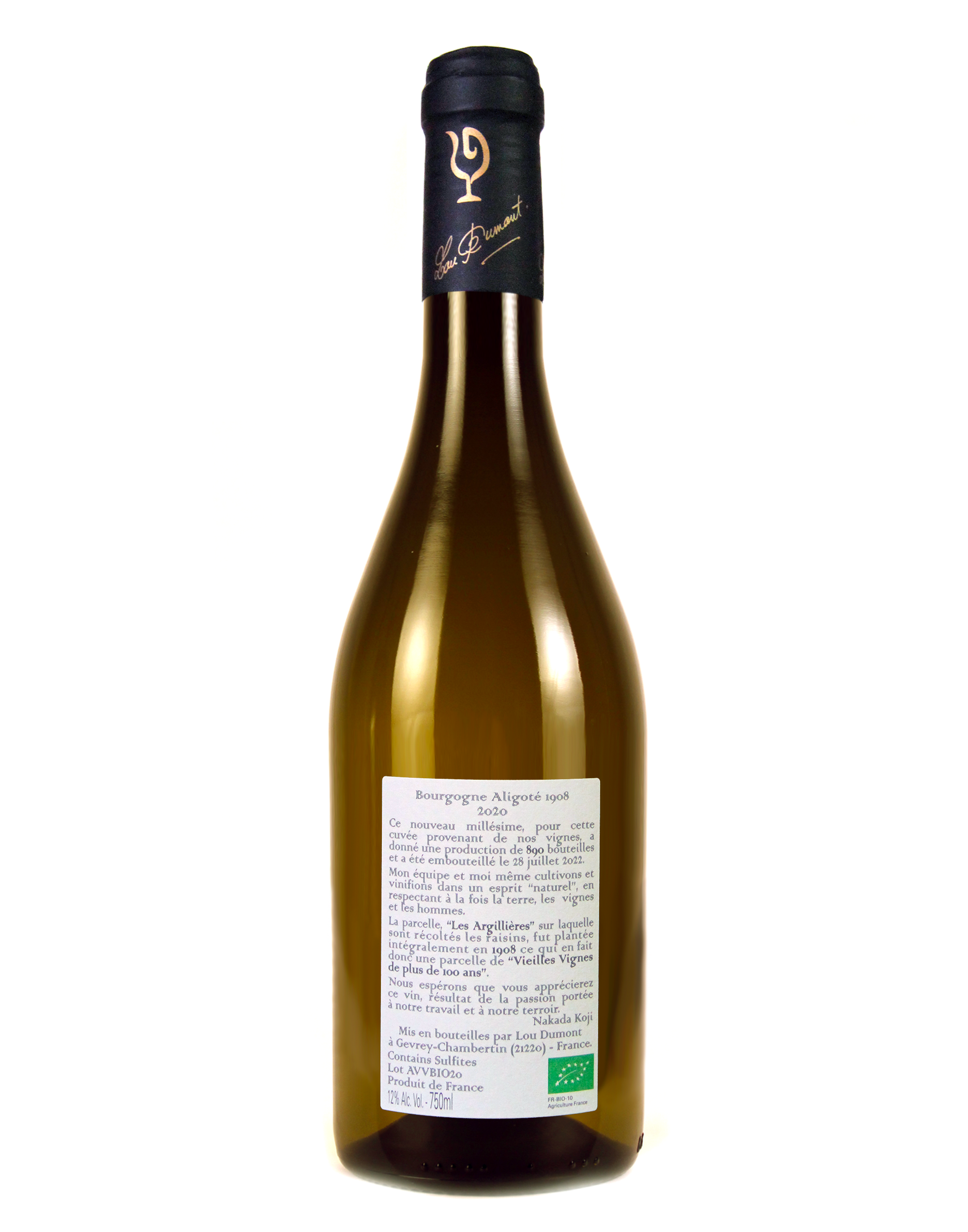 Domaine Lou Dumont Aligoté 1908 ルー・デュモン ブルゴーニュ・アリゴテ 1908 2019 ルー・デュモン 白 Bourgogne