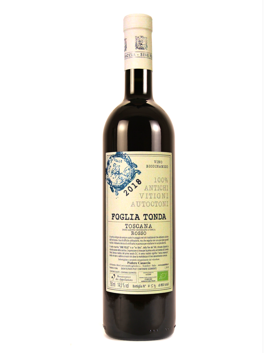 Vino Biodinamico - Foglia Tonda 2017
